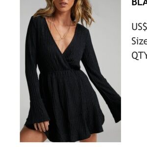 black dress | showpo